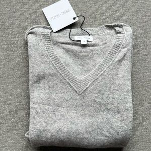 Lord & Taylor Essential 100% Cashmere V-Neck Sweater